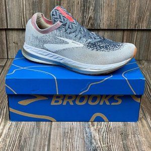 Brooks Womens Bedlam Running Shoe Gray Knit 120272